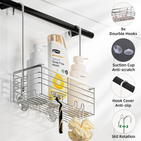 SHANSHUI organizer in bathroom scene showcasing tidy storage benefit