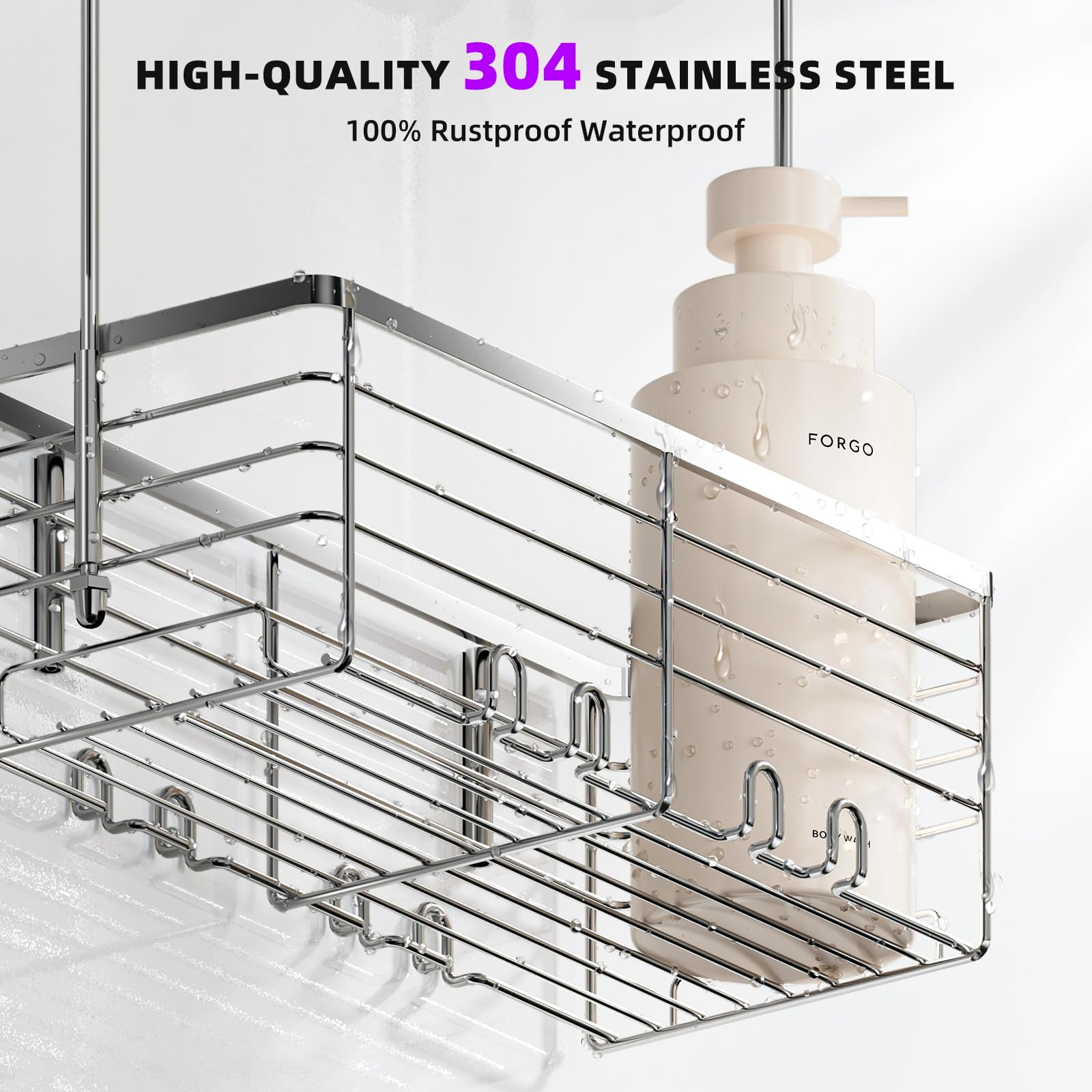 SHANSHUI suction cup adhered to tile demonstrating extra stability