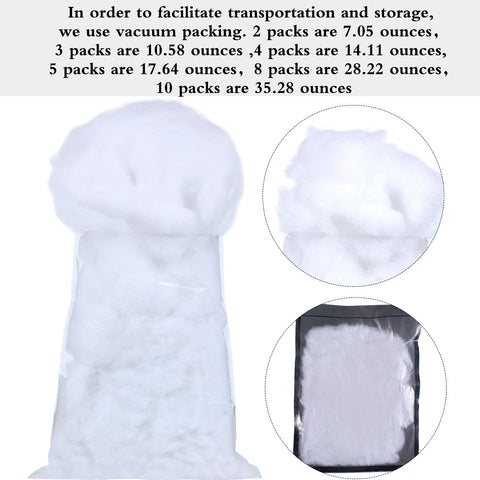 Shappy fluffy fiber close-up showing texture and realistic snow-like appearance for displays