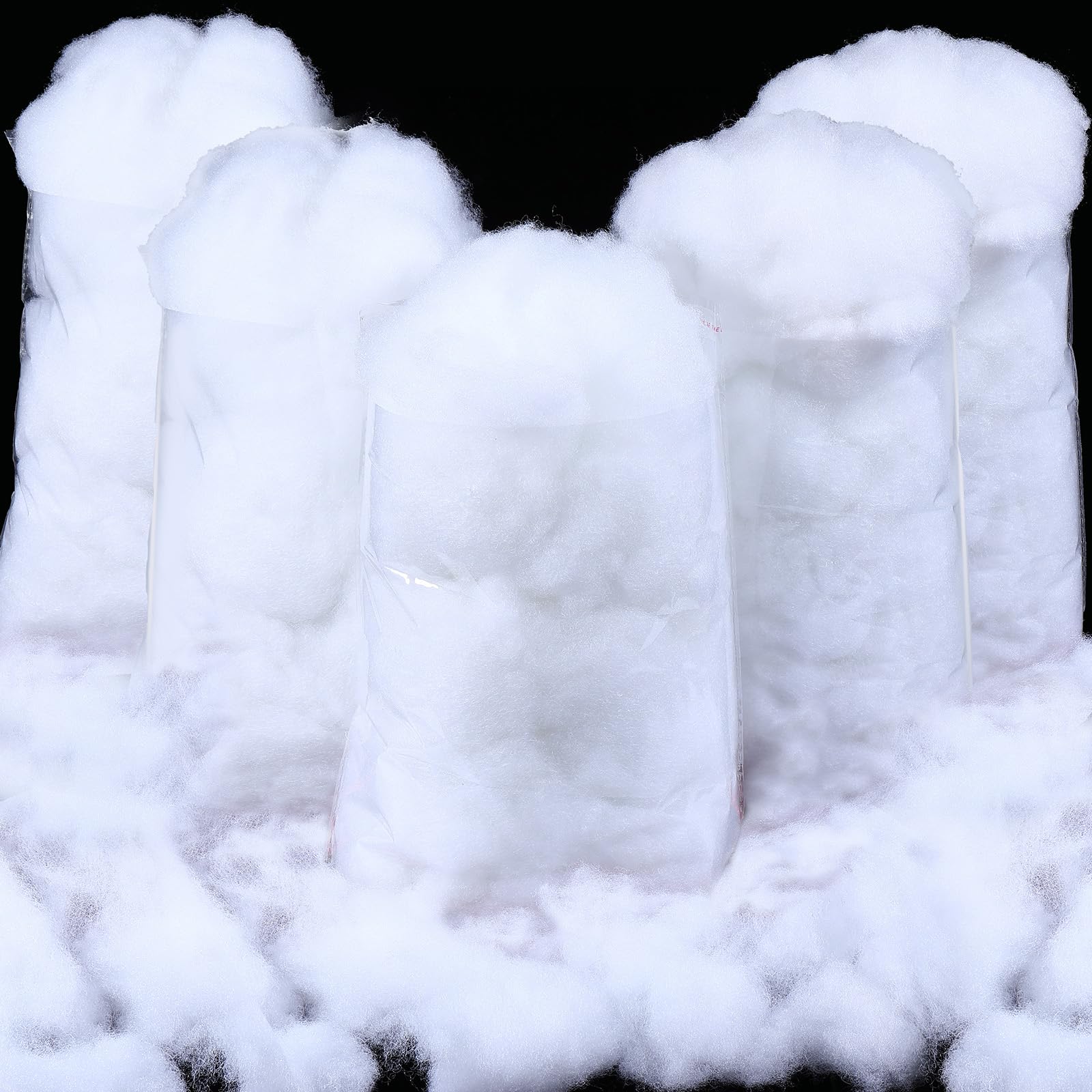 Shappy front packaging showing multiple small bags and bright white snow effect for easy display