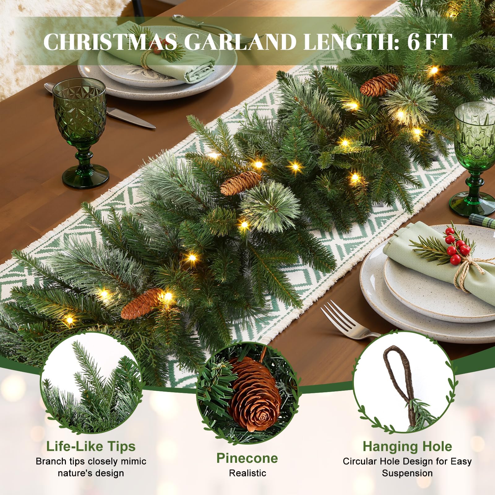 SHareconn cedar leaves close-up highlighting realistic texture and lifelike appearance