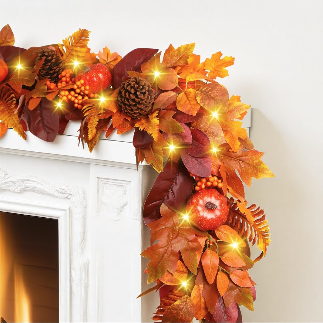 SHareconn nighttime porch styled scene creating cozy fall curb appeal
