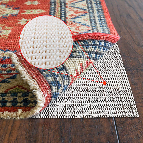 SHAREWIN rug pad front view showing full 9x12 coverage and stability