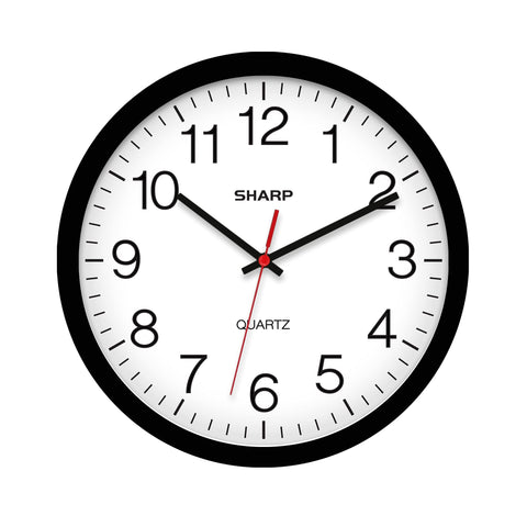 Sharp front view showing bold numbers and modern design for easy reading