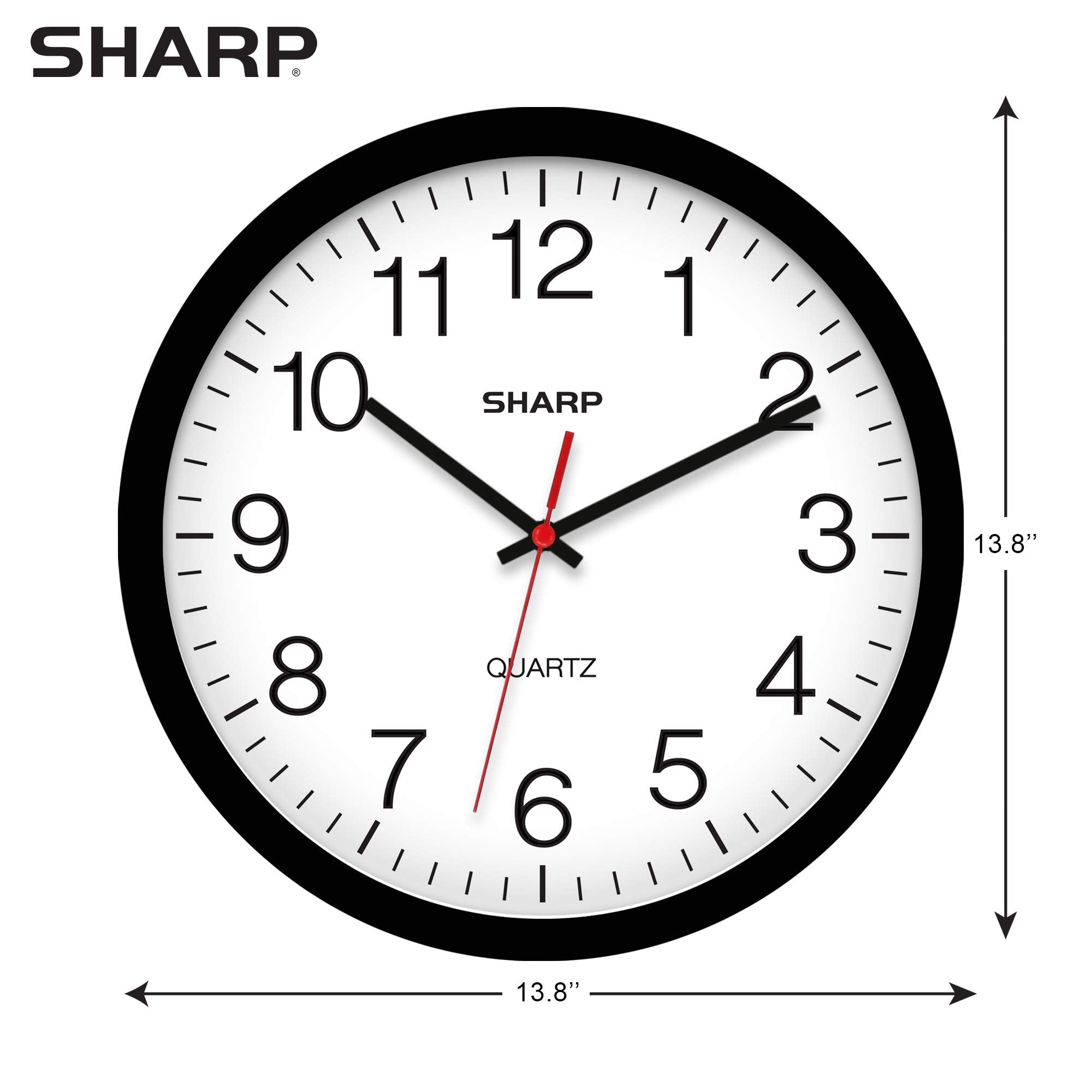 Sharp side frame detail showing sturdy plastic and slim profile benefit