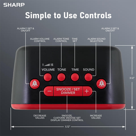 Sharp Big Bang battery compartment view showing backup protection benefit