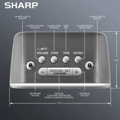 Sharp closeup of speaker grille highlighting powerful output for heavy sleepers