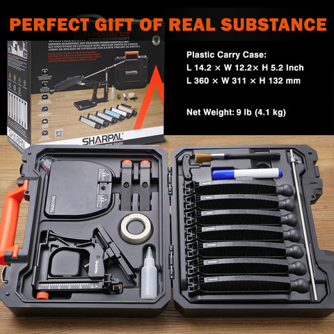 SHARPAL carrying case lifestyle packed for travel, protecting kit and enabling portability