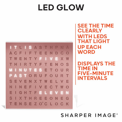 Sharper Image mounted on living room wall creating modern accent decor