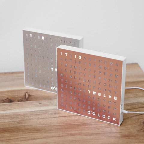 Sharper Image rose gold finish texture detail that complements interiors