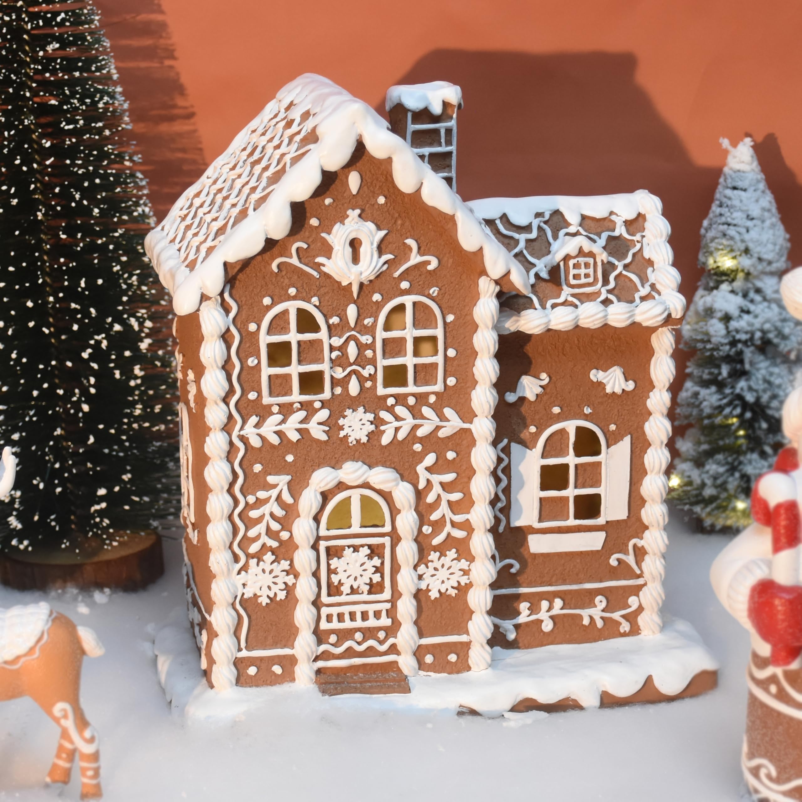 Sheaifun roof close-up showing hand-painted texture and durable resin