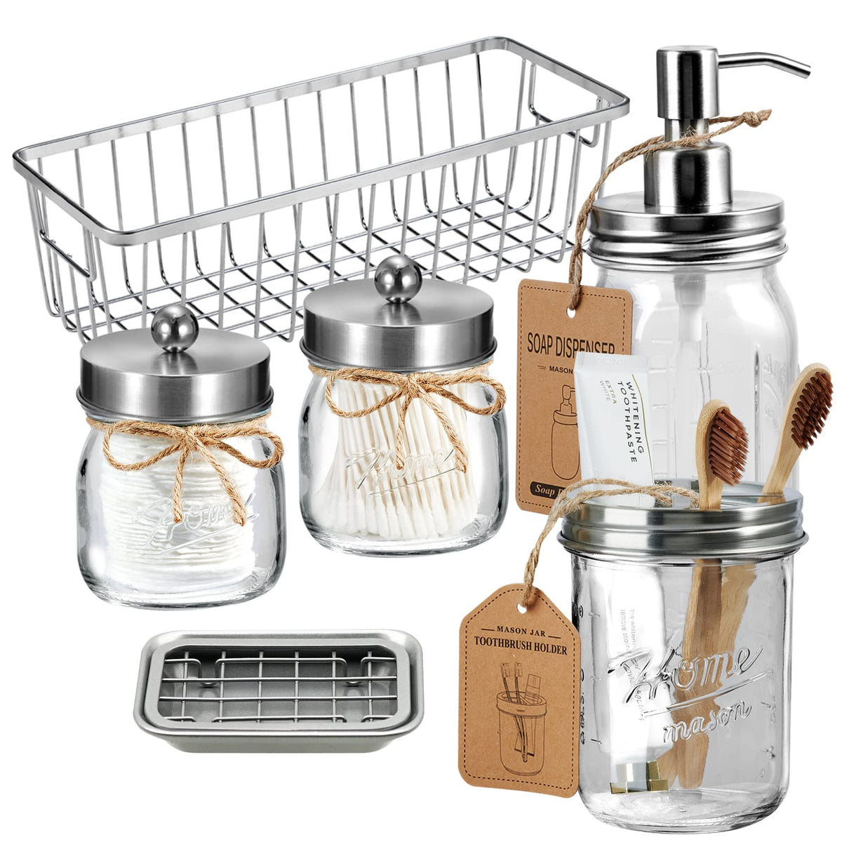 SheeChung front view showing full 6-piece set for cohesive organization