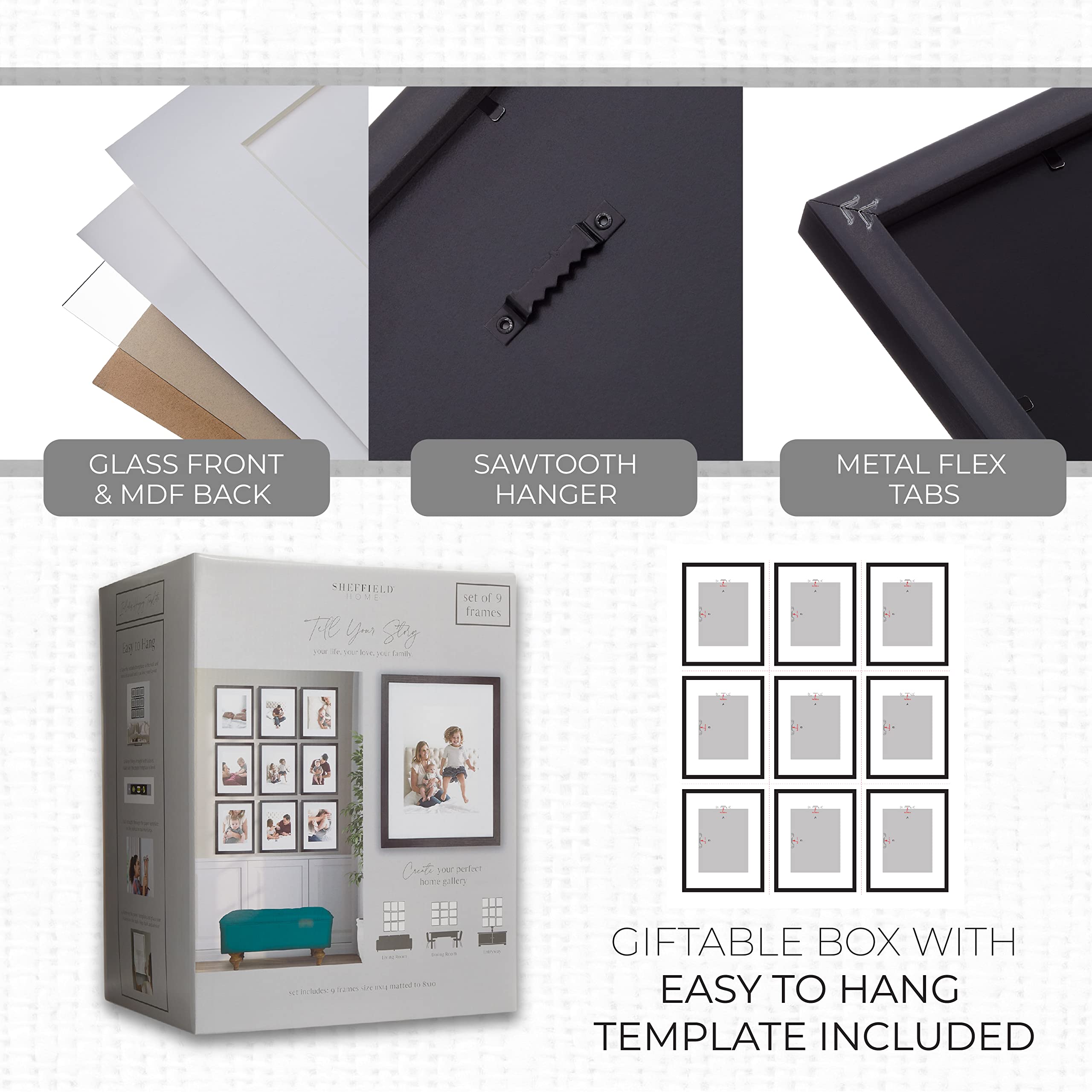 Sheffield Home frame held by hand showing lightweight durable polystyrene