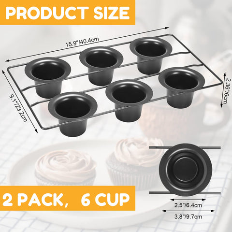 Shellwei top-down view displaying even cup layout for consistent baking