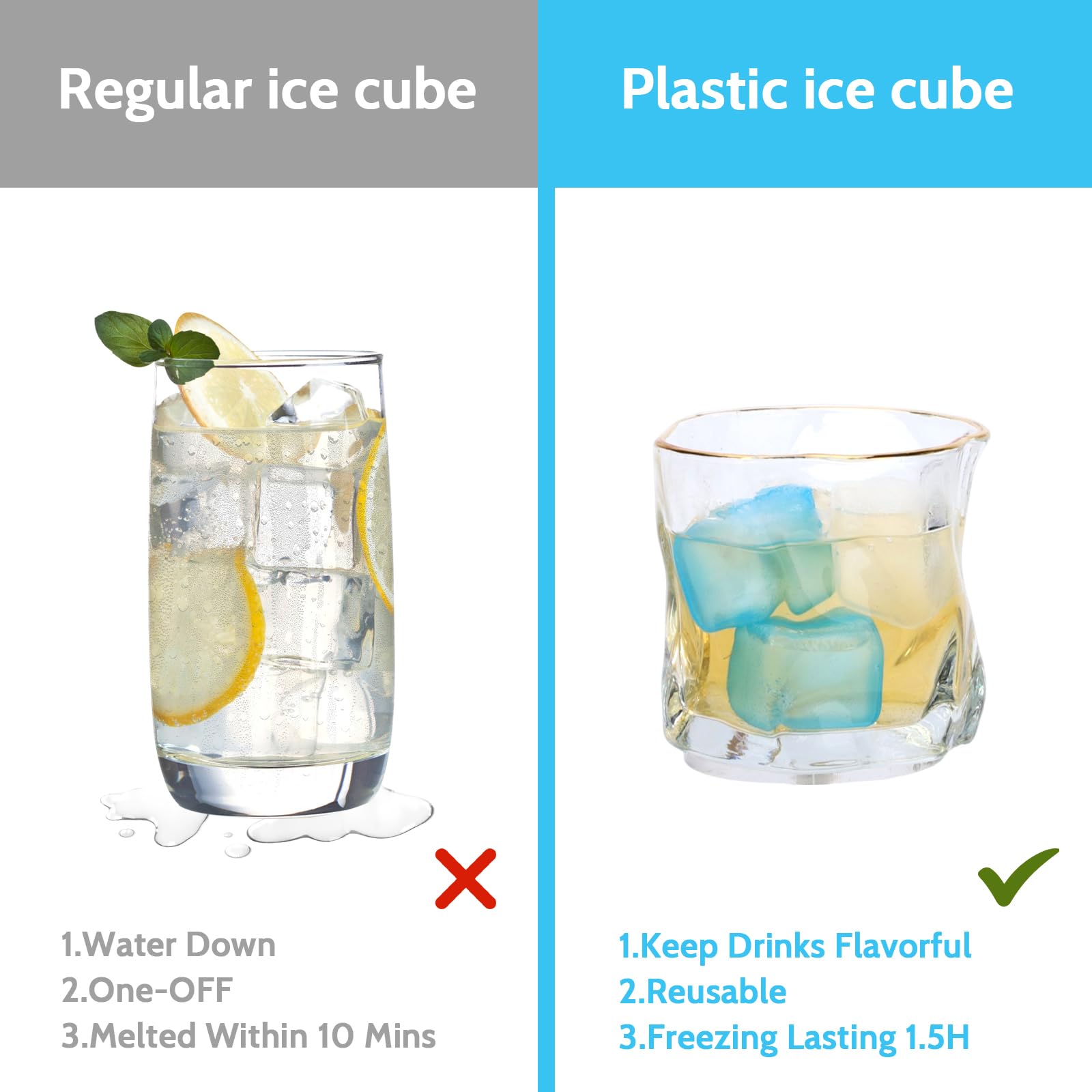 SHENGQIPC cubes inside camping cooler keeping food and drinks cold