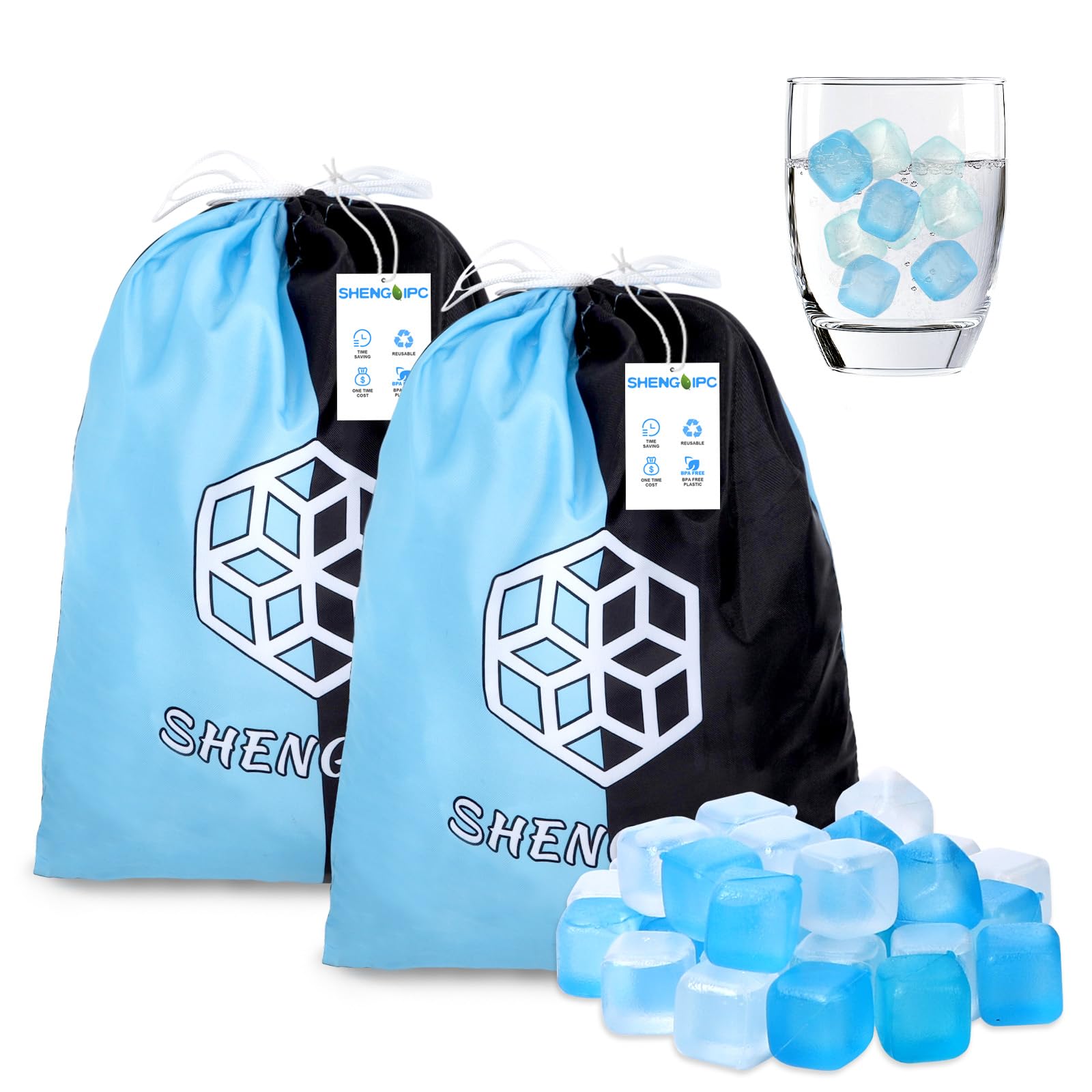 SHENGQIPC front packaging showing 720 reusable cubes and benefits