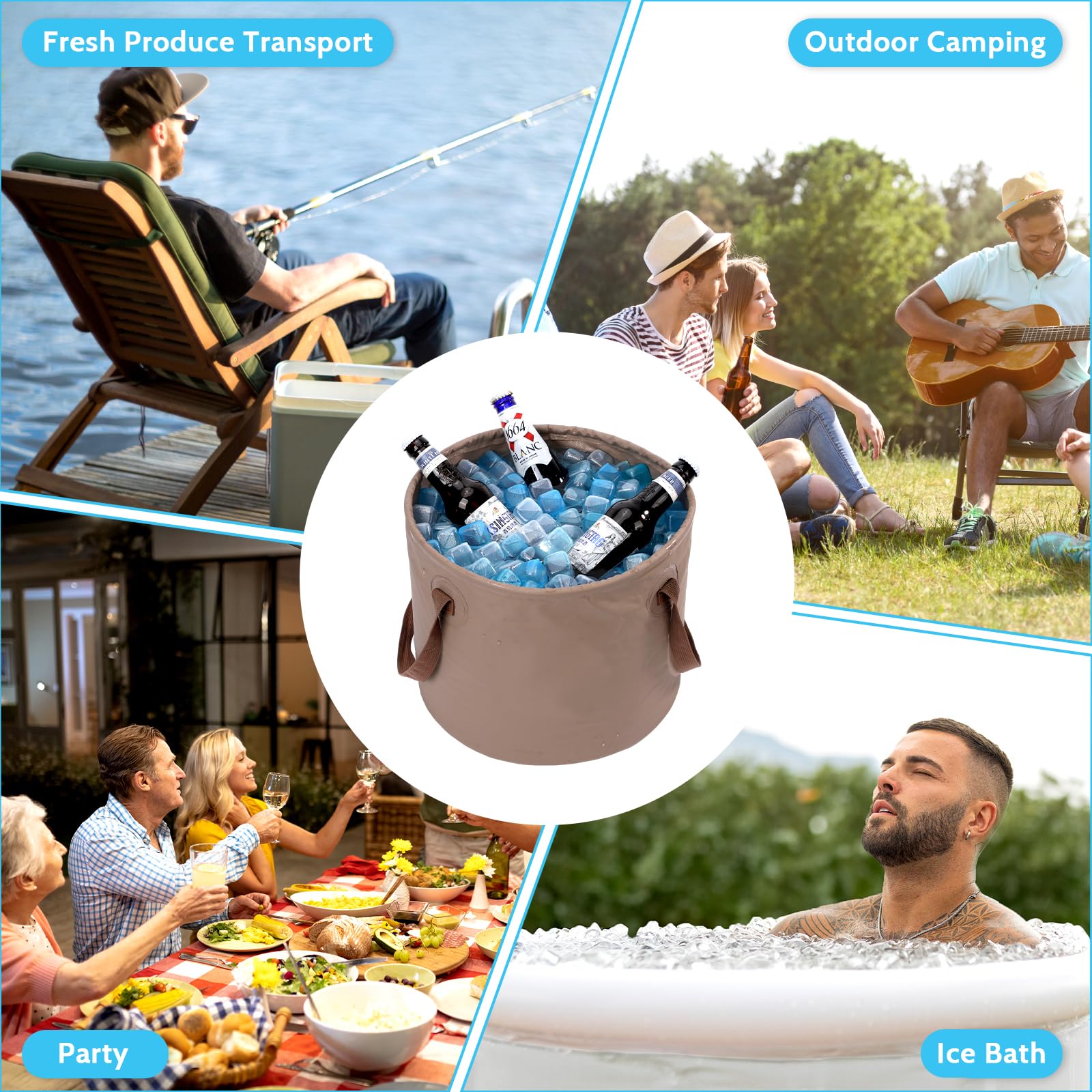 SHENGQIPC FDA-grade storage bag with cubes ready for travel
