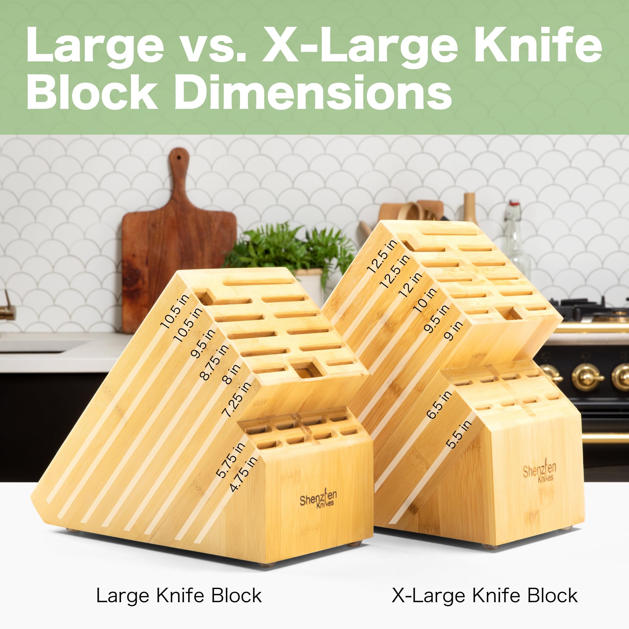 Shenzhen Knives anti-skid feet base view ensuring stable countertop use