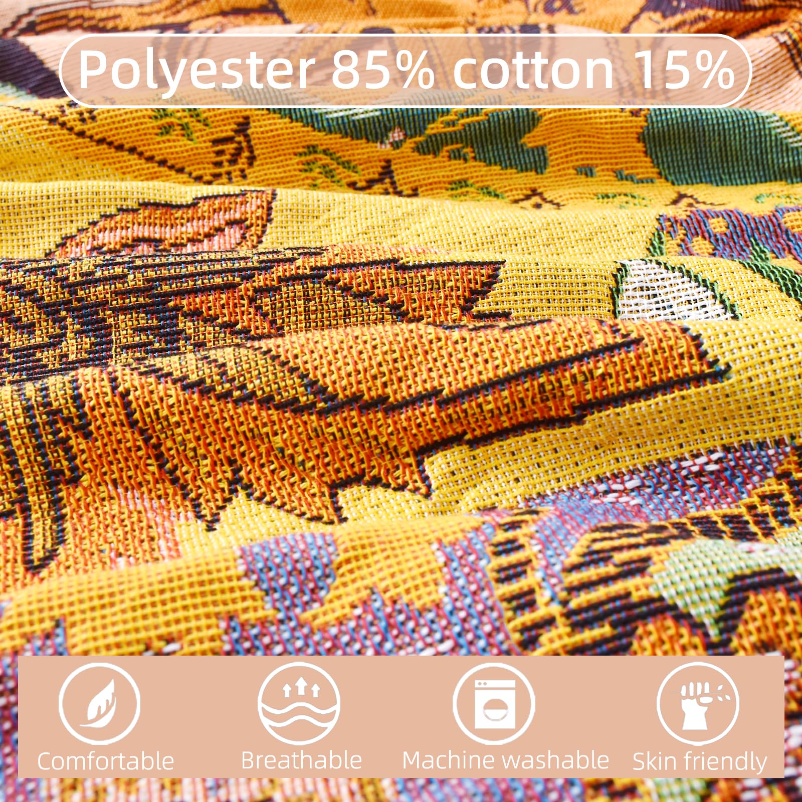 Shesyuki close woven texture detail highlighting durable soft weave and comfort