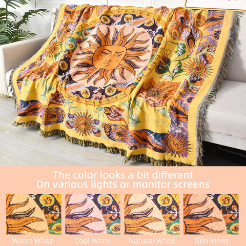 Shesyuki in use on sofa lifestyle setting illustrating cozy living room decor benefit
