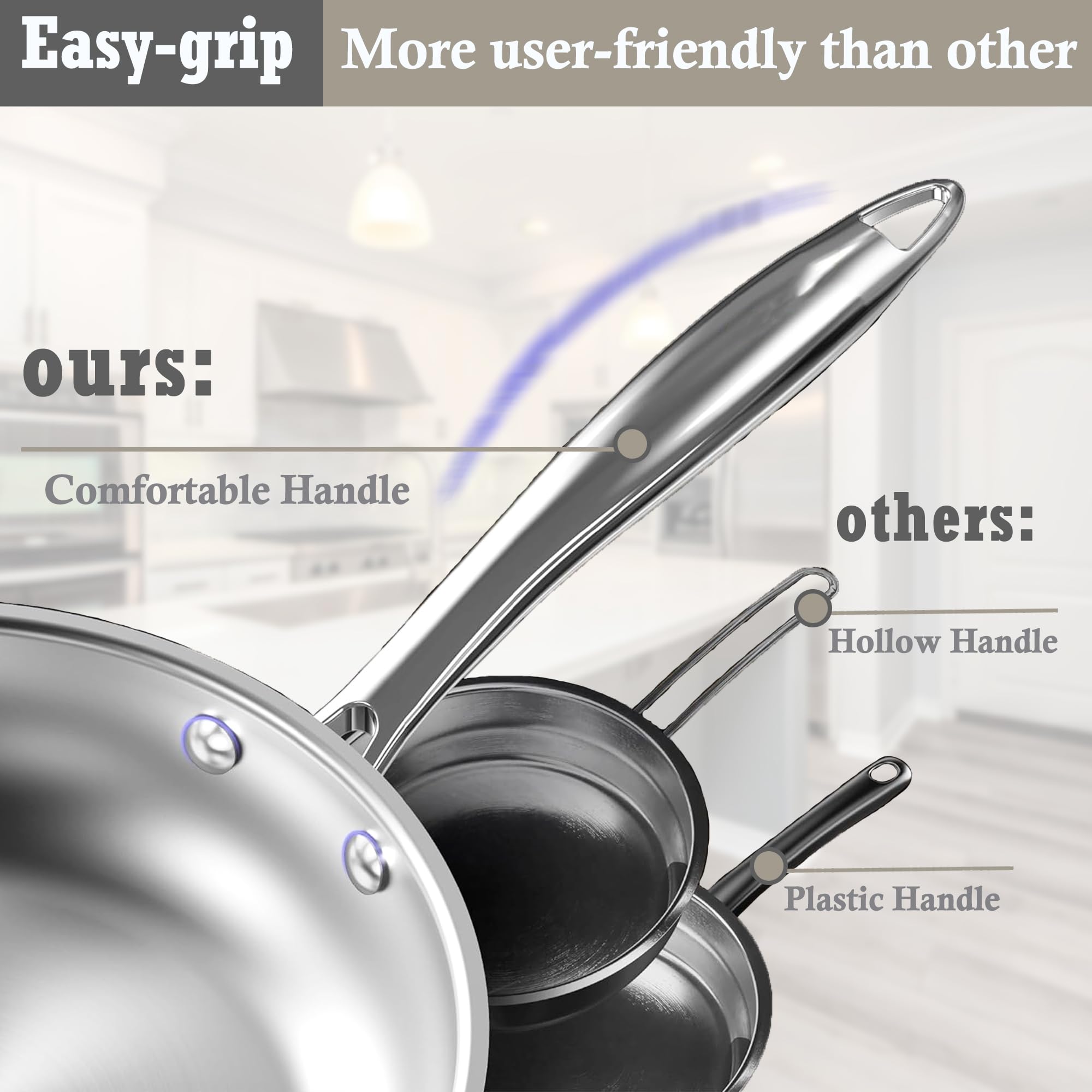 SHEUMNT underside showing 3-ply stainless base for even heat