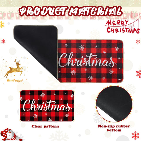 Shihanee large runner displayed in kitchen providing spill protection and holiday style