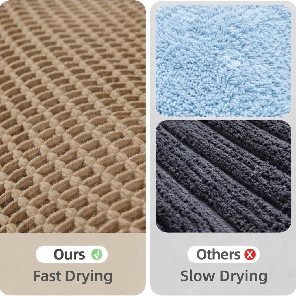 SHIMOH folded mat emphasizing plush softness and easy storage benefit