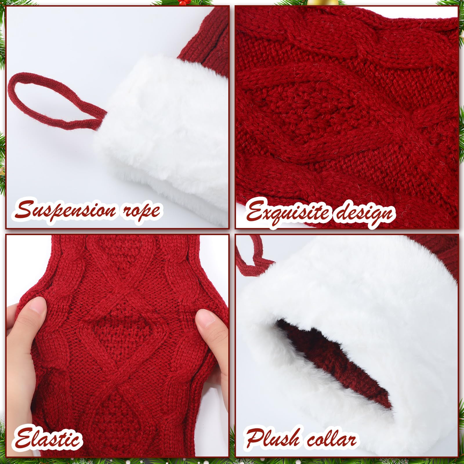 Shinymoon stocking with small gifts to show scale and generous capacity for presents