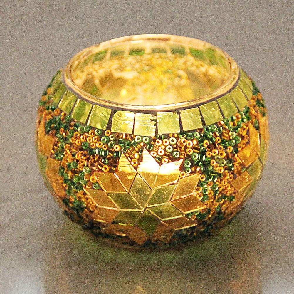 SHMILMH LED tealight inside holder showing safe long-lasting lighting option