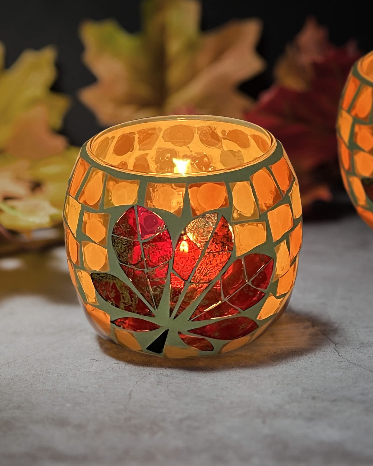 SHMILMH front view showing maple leaf motif and warm glow benefit