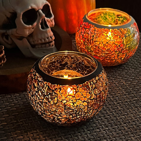 SHMILMH votive held in hand showing compact size and easy placement benefit