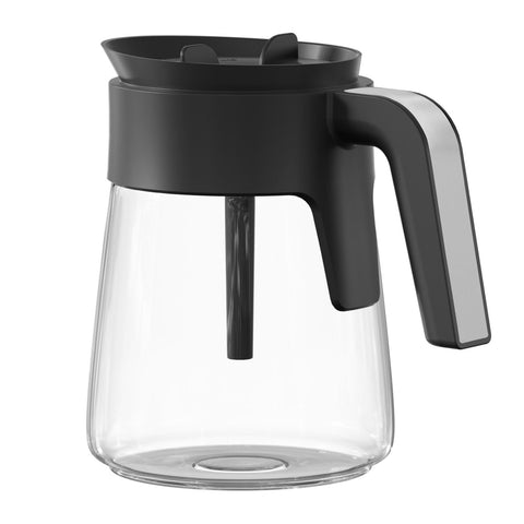 Shonshon carafe front view showing full 60 oz capacity and snug fit benefit