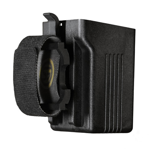 Shooters Global SG Timer GO held in hand to show size and ergonomic benefit