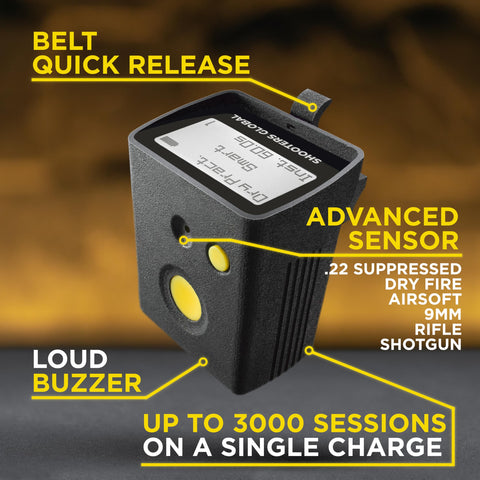 Shooters Global SG Timer GO top display with large numbers for easy reading