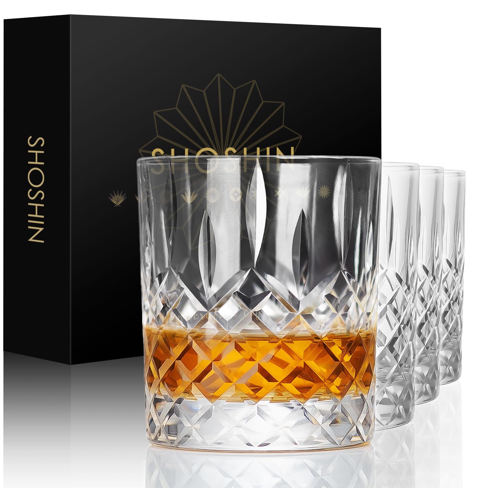 SHOSHIN front packaging set of 4 showing elegant gift presentation and protection