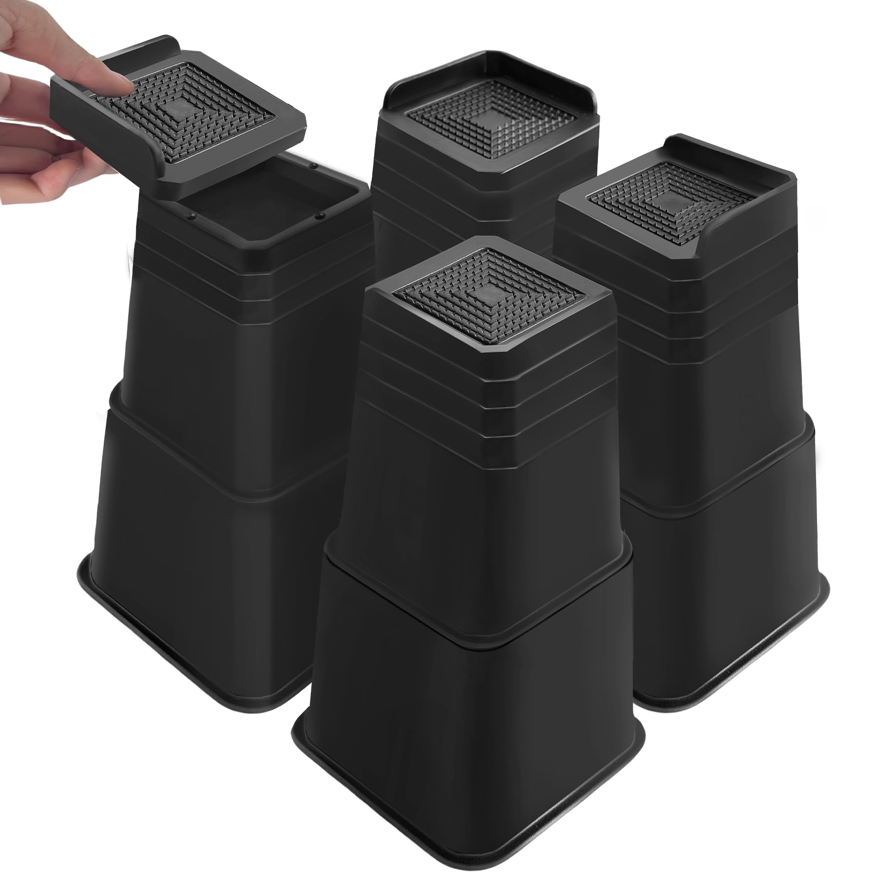 shouwuhho front packaging view showing the 12 inch risers and benefits