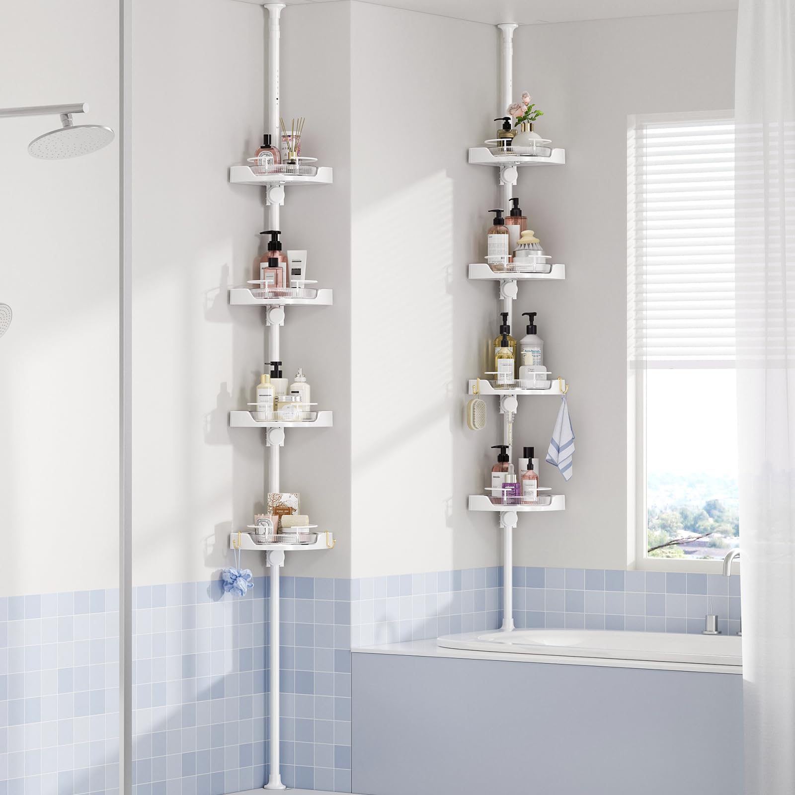 shuang qing in bathroom lifestyle scene demonstrates clutter-free counters