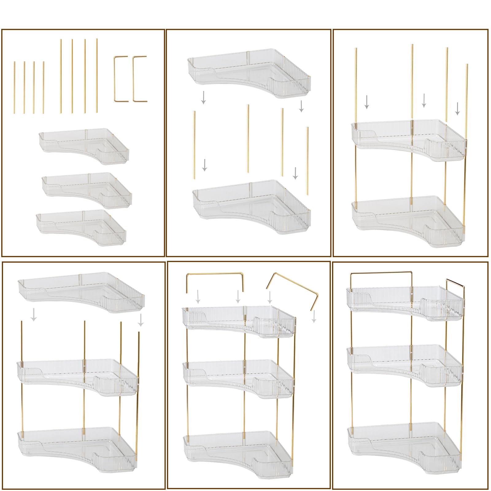 shuang qing packed organizer on kitchen counter maximizing corner space benefit
