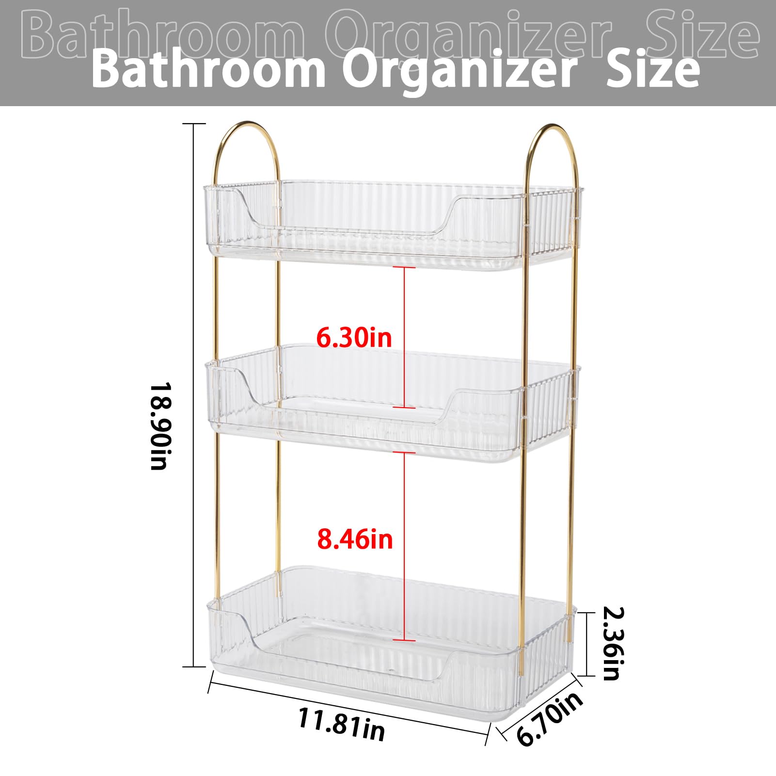 shuang qing organizer next to hand and bottle to show scale and space-saving benefit