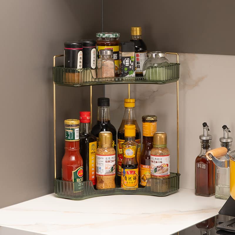 shuang qing top tier arranged with perfume and makeup to show organized small-item storage