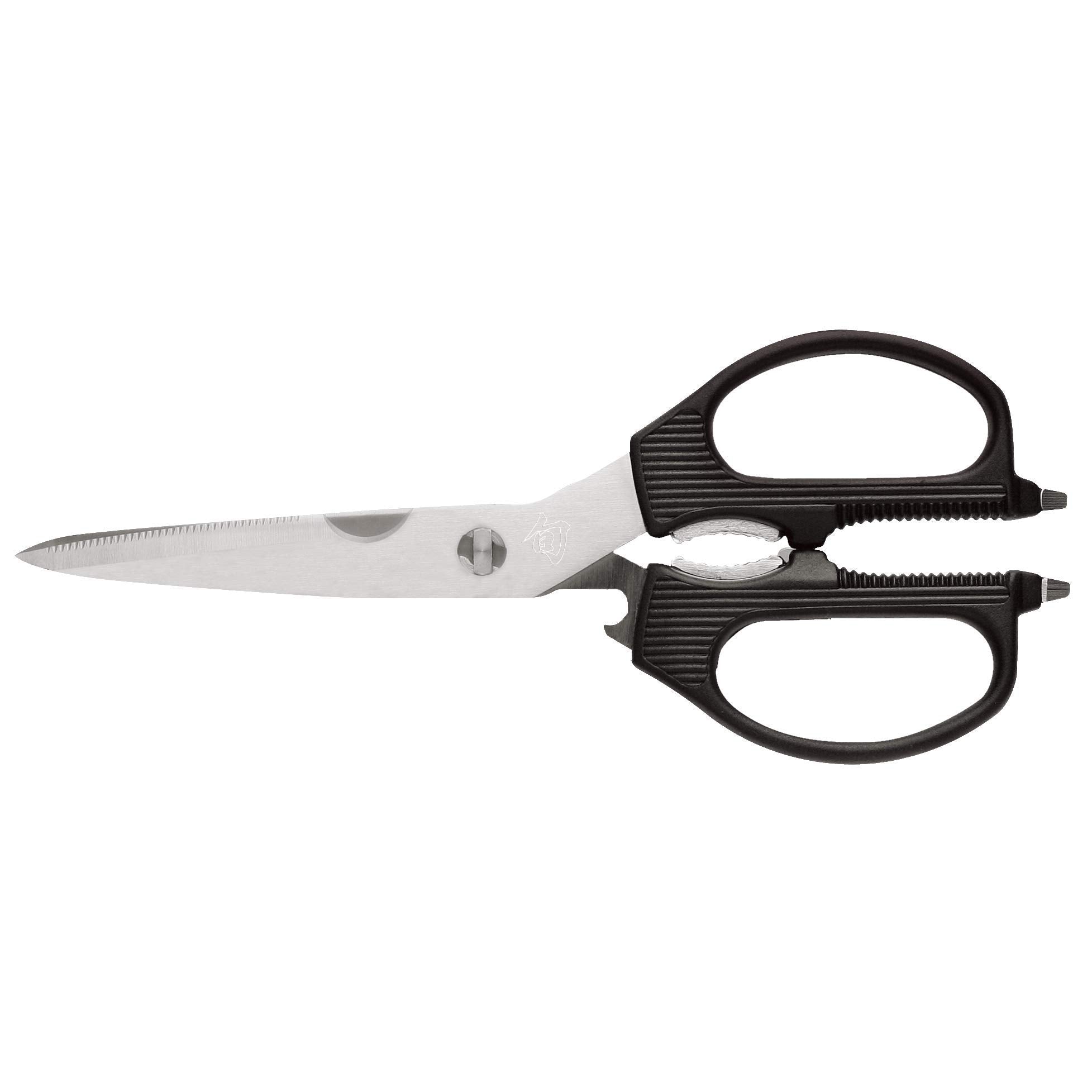 Shun front view of shears showing full tool and multi-function benefits