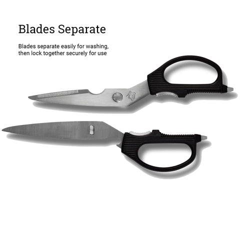 Shun shears beside ruler showing size and scale for correct fit