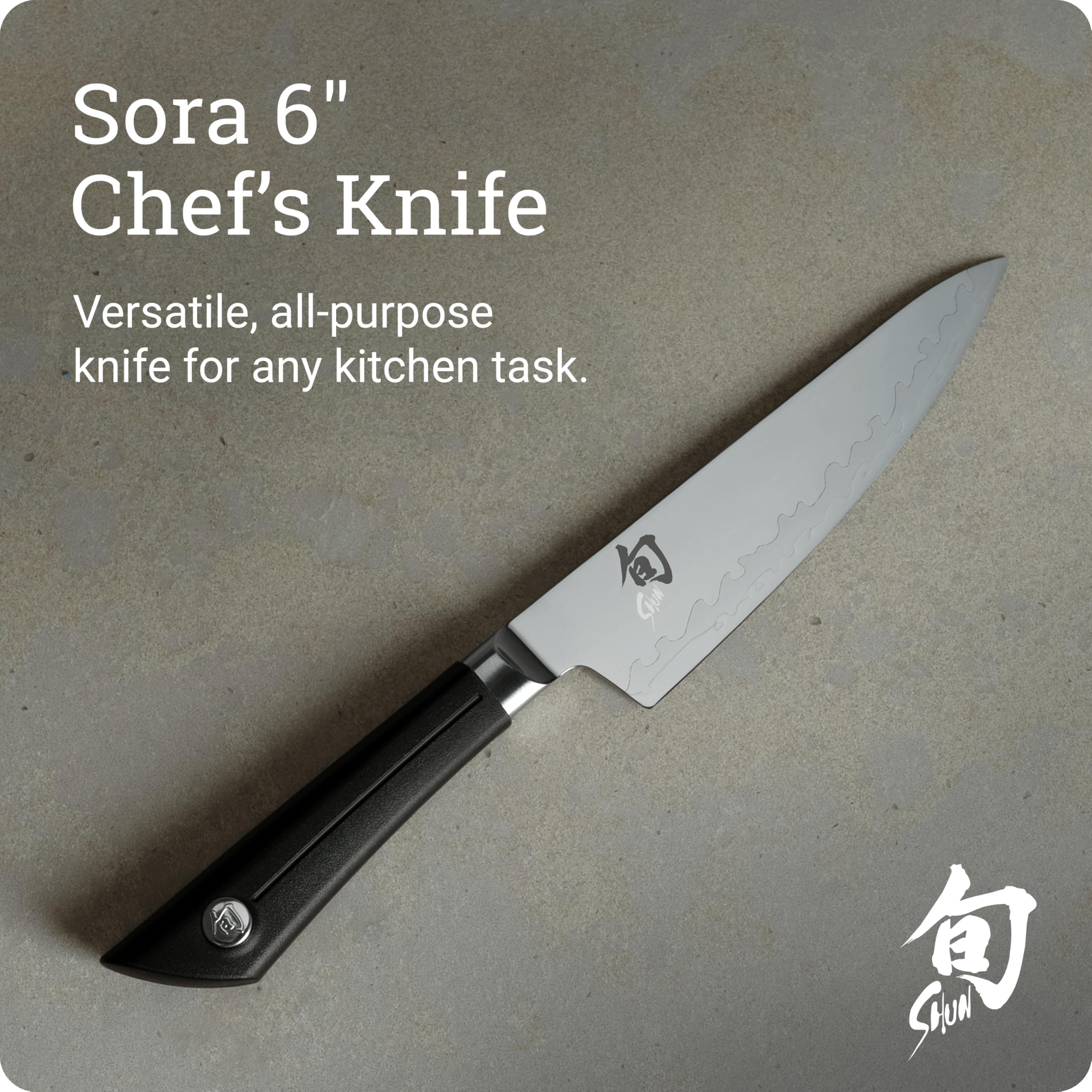 Shun Sora VG10 edge close-up highlighting sharpness and fine cuts