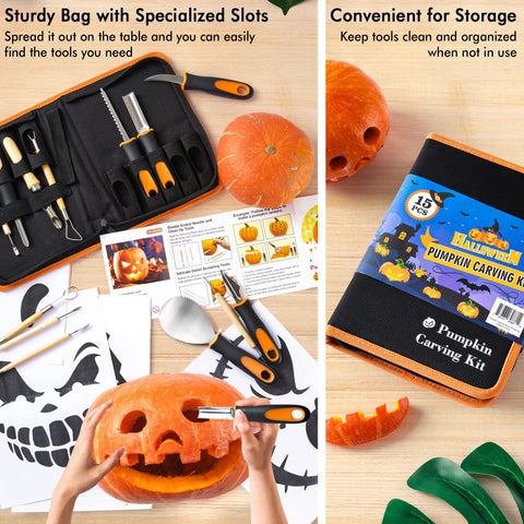 Shuttle Art carving in use creating a jack-o-lantern with control