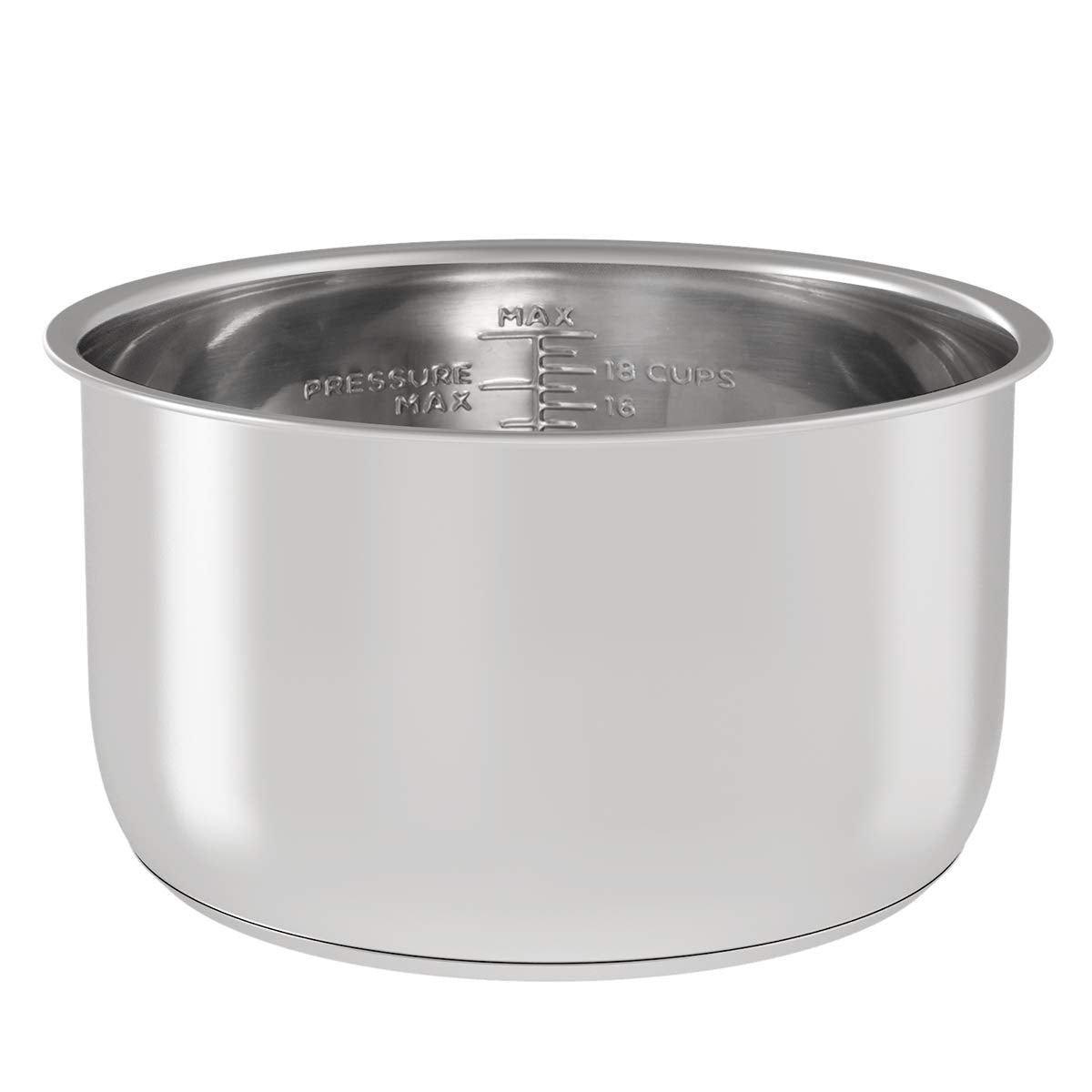 SICHEER front view inner pot showing clean stainless finish and durable design benefit