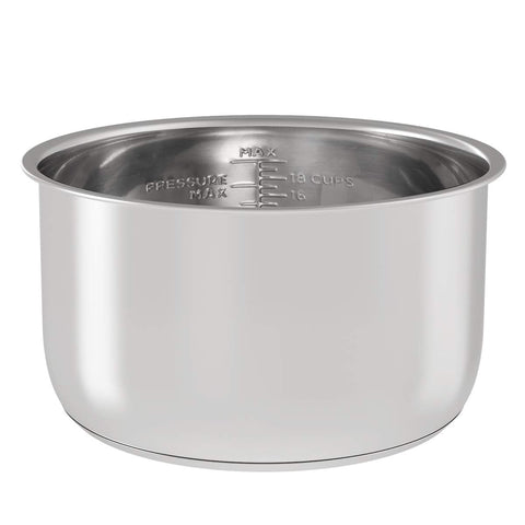 SICHEER front view inner pot showing clean stainless finish and durable design benefit