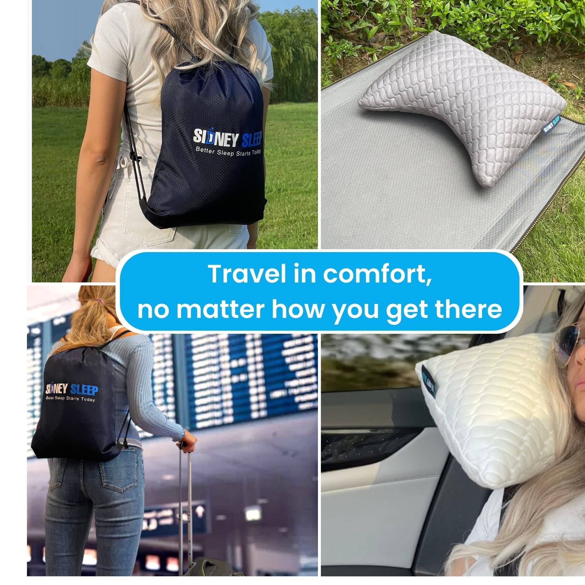 Sidney Sleep mini close-up of plush fabric texture for soft touch and cozy sleep