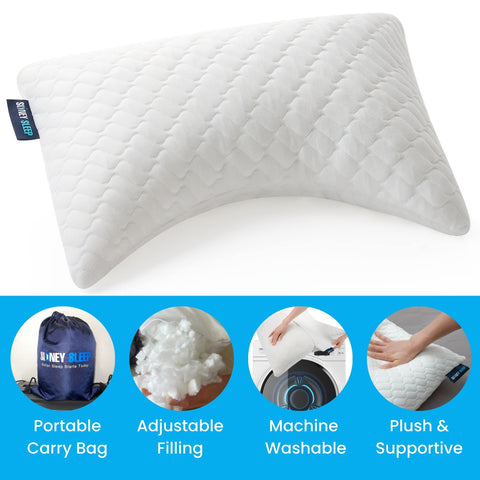Sidney Sleep close-up of plush fabric texture for softer skin comfort