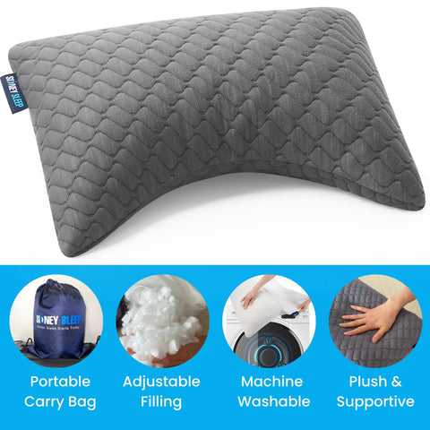 Sidney Sleep mini stored in included drawstring backpack for tidy transport