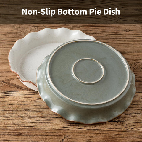 SIDUCAL pie pan in oven baking evenly for reliable browning and results